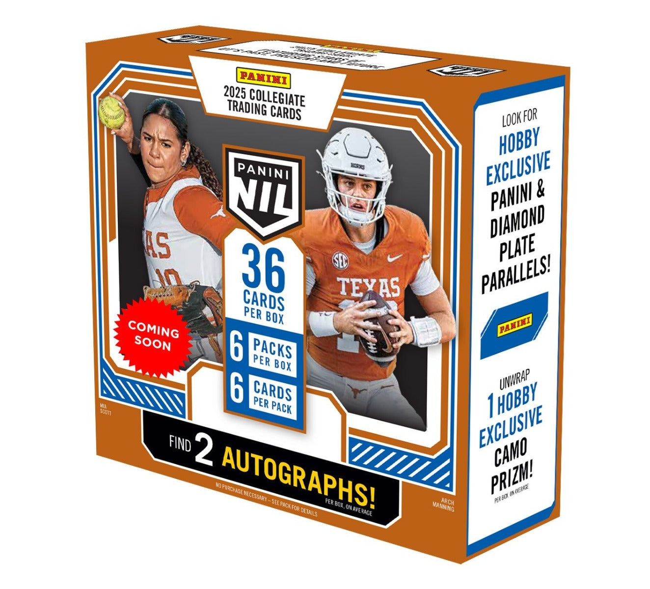 2025 Panini NIL Texas Hobby Box