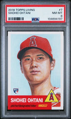 2018 Topps Living  #7 Shohei Ohtani PSA 8 (Rookie) | Eastridge Sports Cards