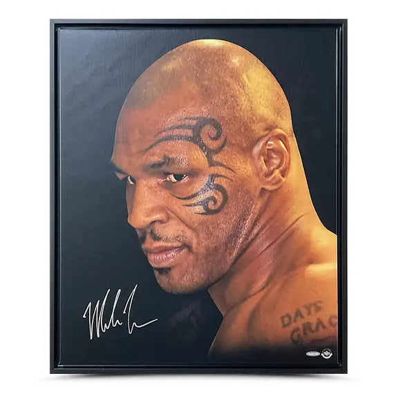 Mike Tyson Autographed “One of a Kind” 20x24 Canvas (Upper Deck Authenticated)