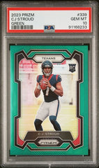 2023 Panini Prizm Green #339 CJ Stroud PSA 10 (Rookie) | Eastridge Sports Cards