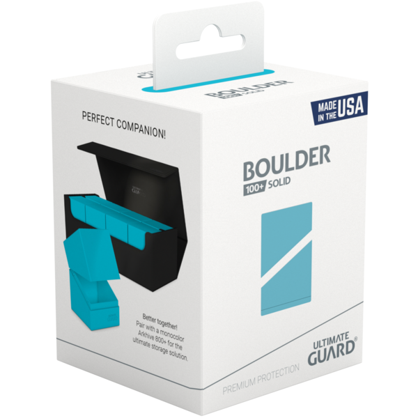 Ultimate Guard Deck Case Boulder 100+ Solid Turquoise