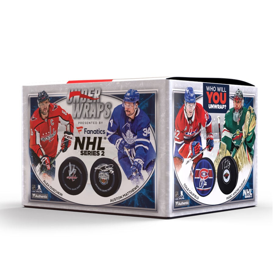 2023-24 Fanatics Under Wraps Mystery Autographed Hockey Puck - Series 2