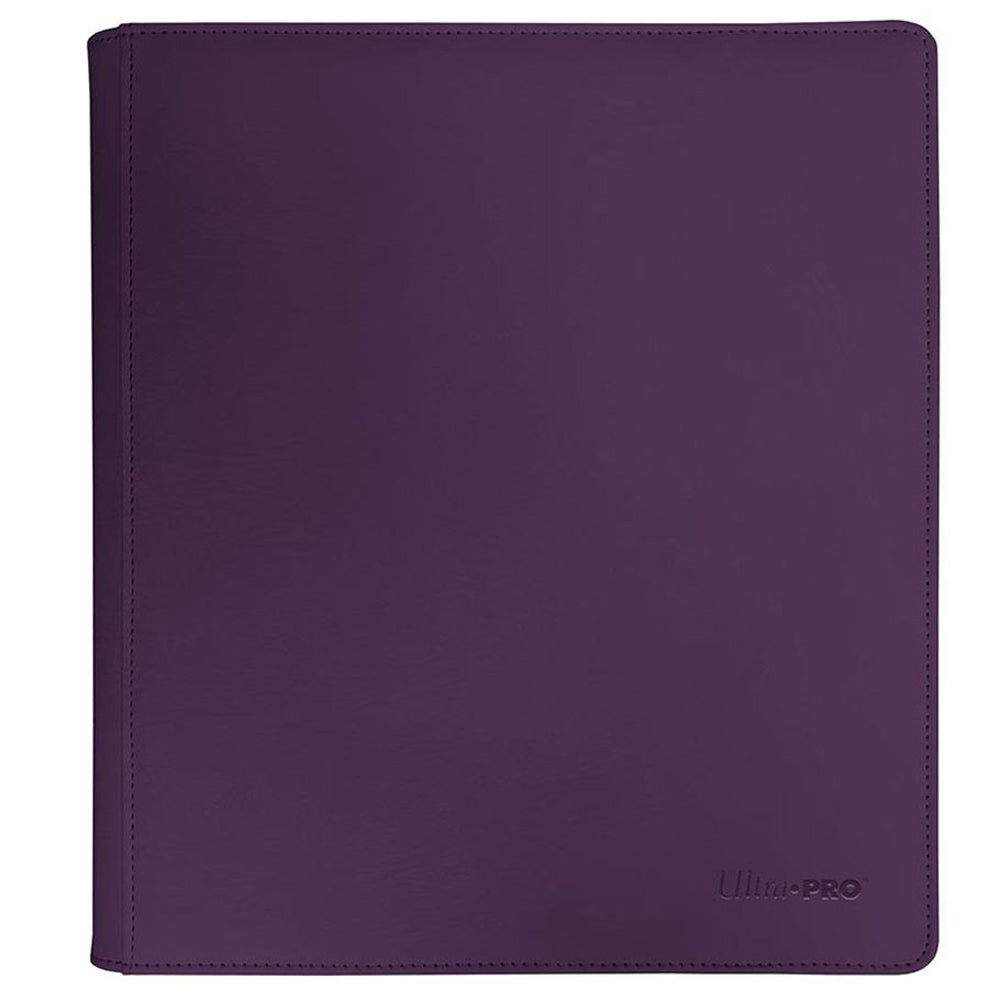 Ultra Pro Vivid 12-Pocket Zippered PRO Binder  - Midnight Plum