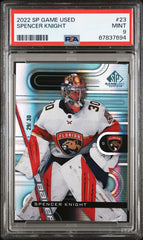2022-23 SP Game Used #23 Spencer Knight #29/30 PSA 9 | Eastridge Sports Cards