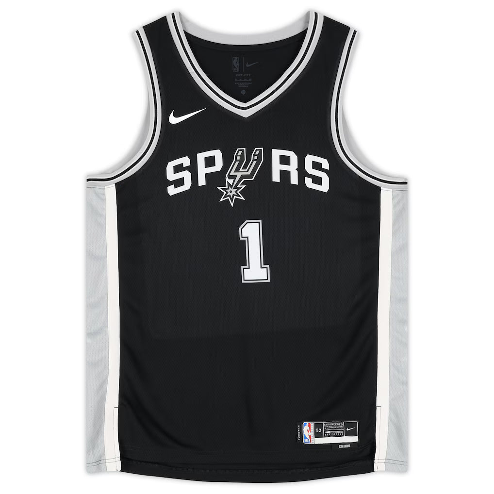 Victor Wembanyama San Antonio Spurs Autographed Nike Icon Swingman Jersey (Fanatics Authentic)