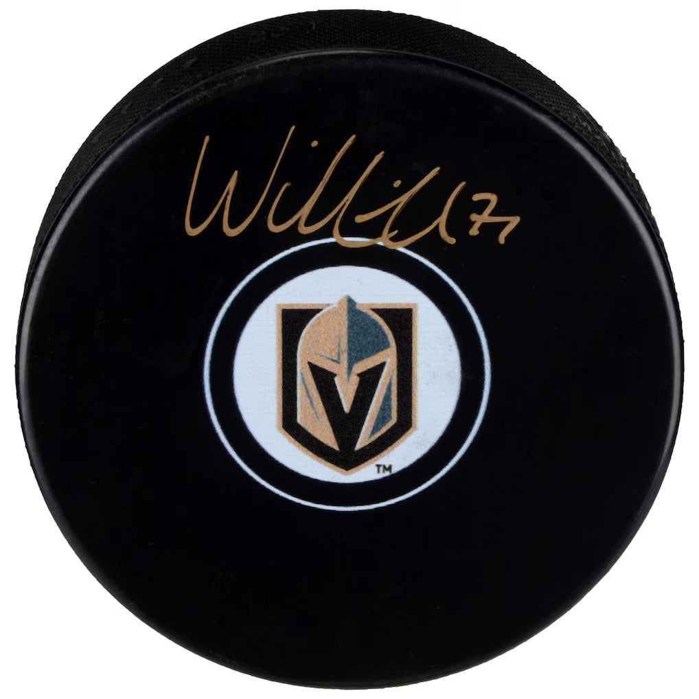 William Karlsson Vegas Golden Knights Autographed Hockey Puck (Fanatics Authentic)