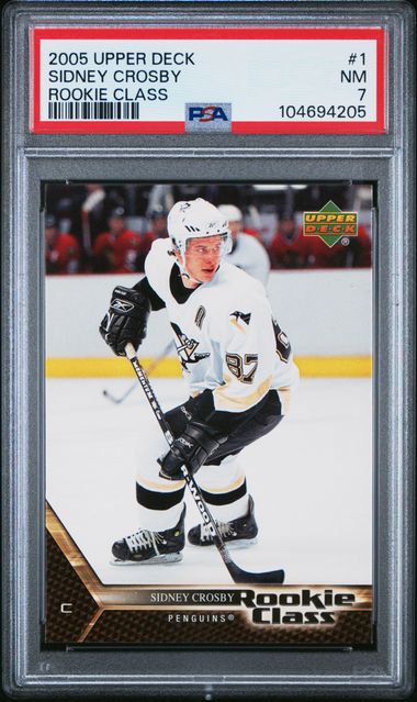 2005-06 UD Rookie Class #1 Sidney Crosby PSA 7 (Rookie) | Eastridge Sports Cards