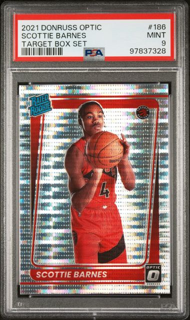 2021-22 Donruss Optic Target Box Set #186 Scottie Barnes PSA 9 (Rookie) | Eastridge Sports Cards