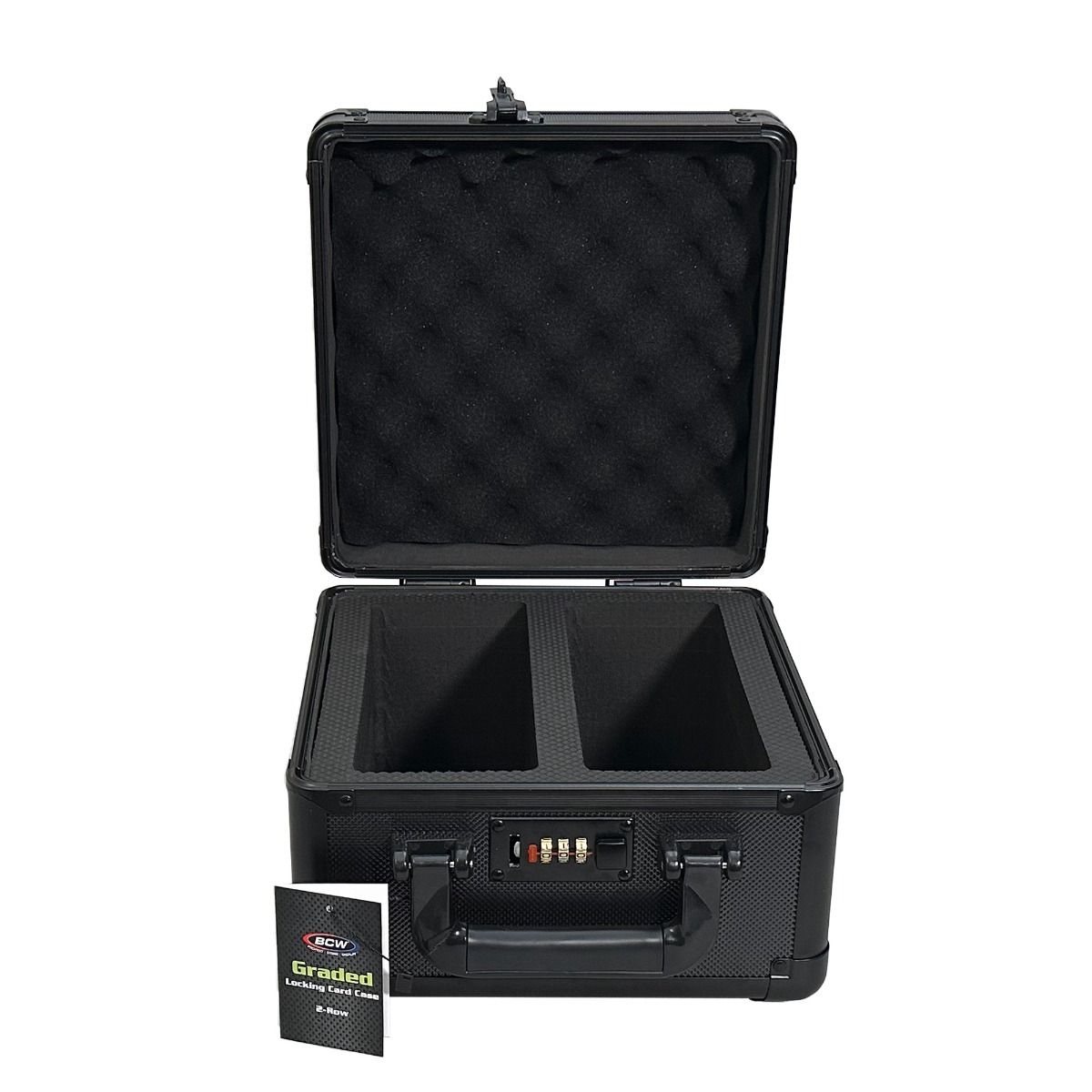BCW Graded Card Lock Case - 2 Row (Black)