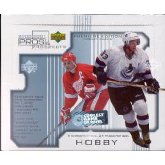 2000-01 Upper Deck Pros & Prospects Hockey Hobby Box