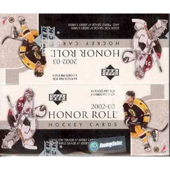 2002-03 Upper Deck Playoff Honor Roll Hockey Pack | Eastridge Sports Cards