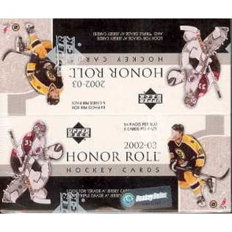 2002-03 Upper Deck Playoff Honor Roll Hockey Pack