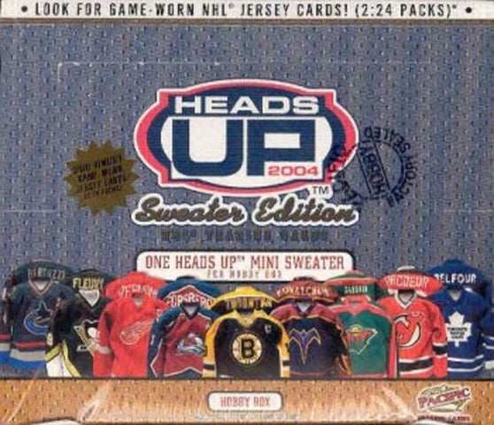 2003-04 Pacific Heads Up Sweater Edition Hobby Box | Eastridge Sports Cards