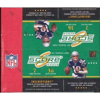2005 Score Football 36-Pack Box
