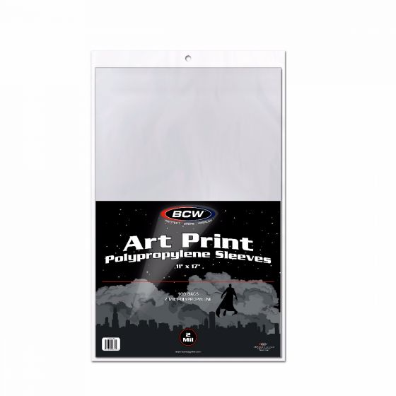 BCW 11x17 Print Sleeves 100ct