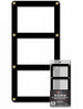 BCW 3 Card Screwdown Holder - Black Border