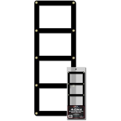 BCW 4 Card Black Border Screwdown Holder | Eastridge Sports Cards