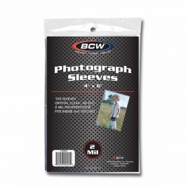 BCW Photograph Sleeves 4x6 - 100ct | Eastridge Sports Cards
