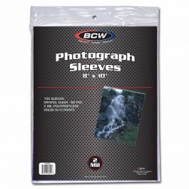 BCW Photograph Sleeves 8x10 - 100ct