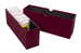 BCW Graded Card Slotted Box- Burgandy