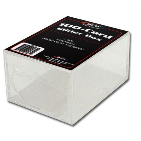 BCW 100ct 2pc Slider Box