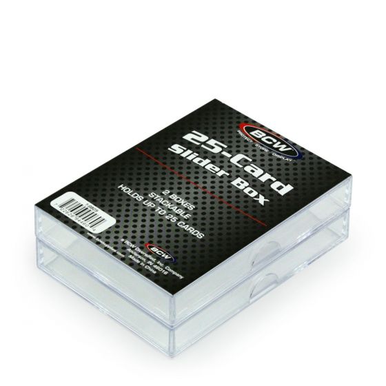 BCW 2 Piece Slider Box - 25 Count | Eastridge Sports Cards