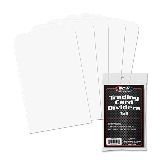 BCW Tall Trading Card Dividers