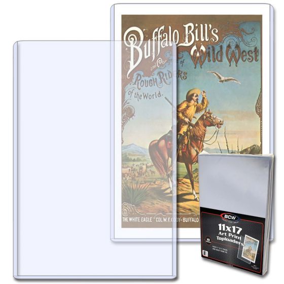 BCW 11" x 17" Top Loaders 10 pack | Eastridge Sports Cards