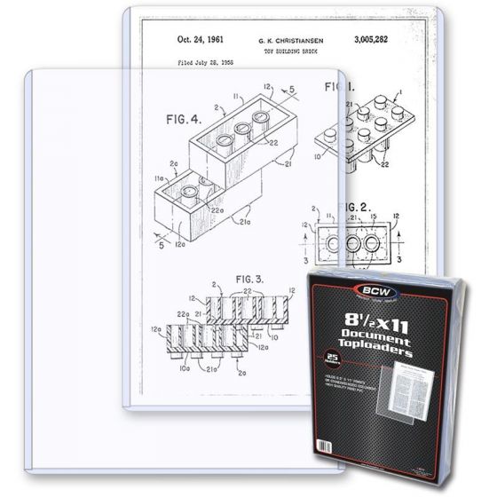 BCW 8.5x11 - Topload Holder | Eastridge Sports Cards