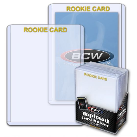 BCW Rookie Top Loaders - GOLD - 25pk | Eastridge Sports Cards