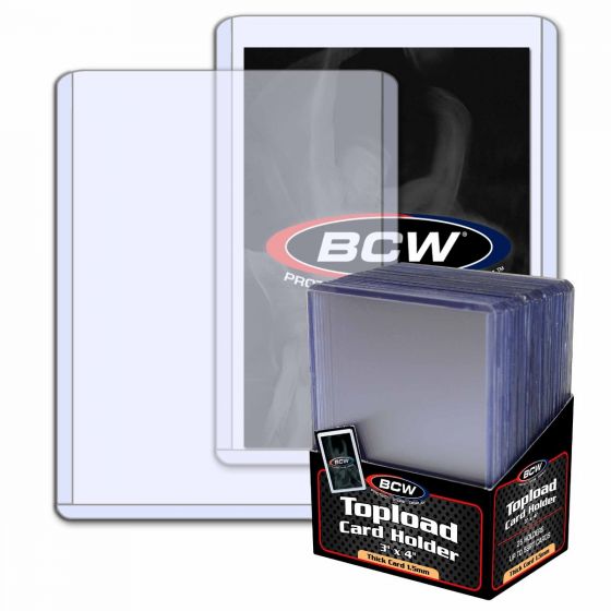 BCW 59pt Top Loaders 25 pack