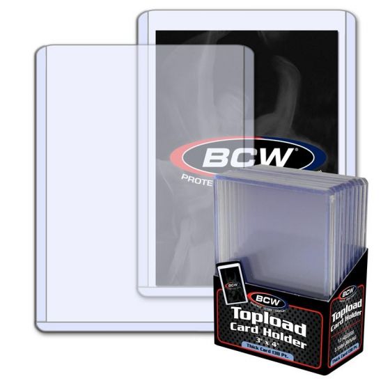 BCW 138pt Top Loaders 3x4 - 10pk | Eastridge Sports Cards