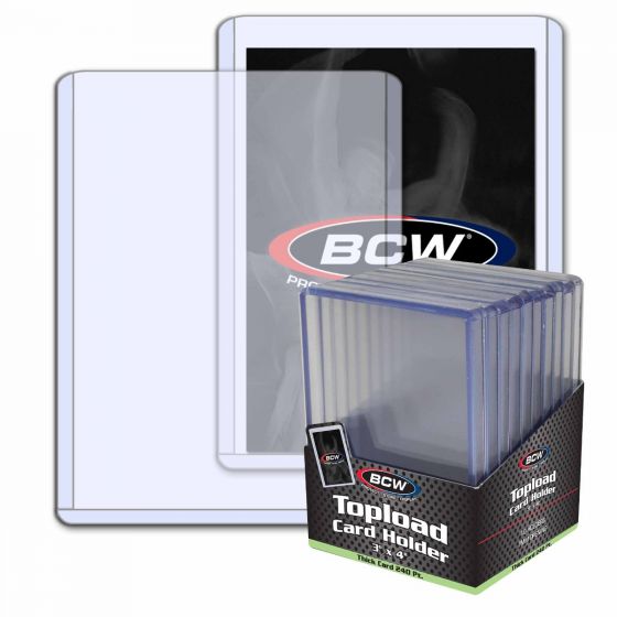 BCW 240pt Top Loaders 10 pack