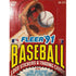 1991 Fleer Baseball Hobby Box (36 ct)