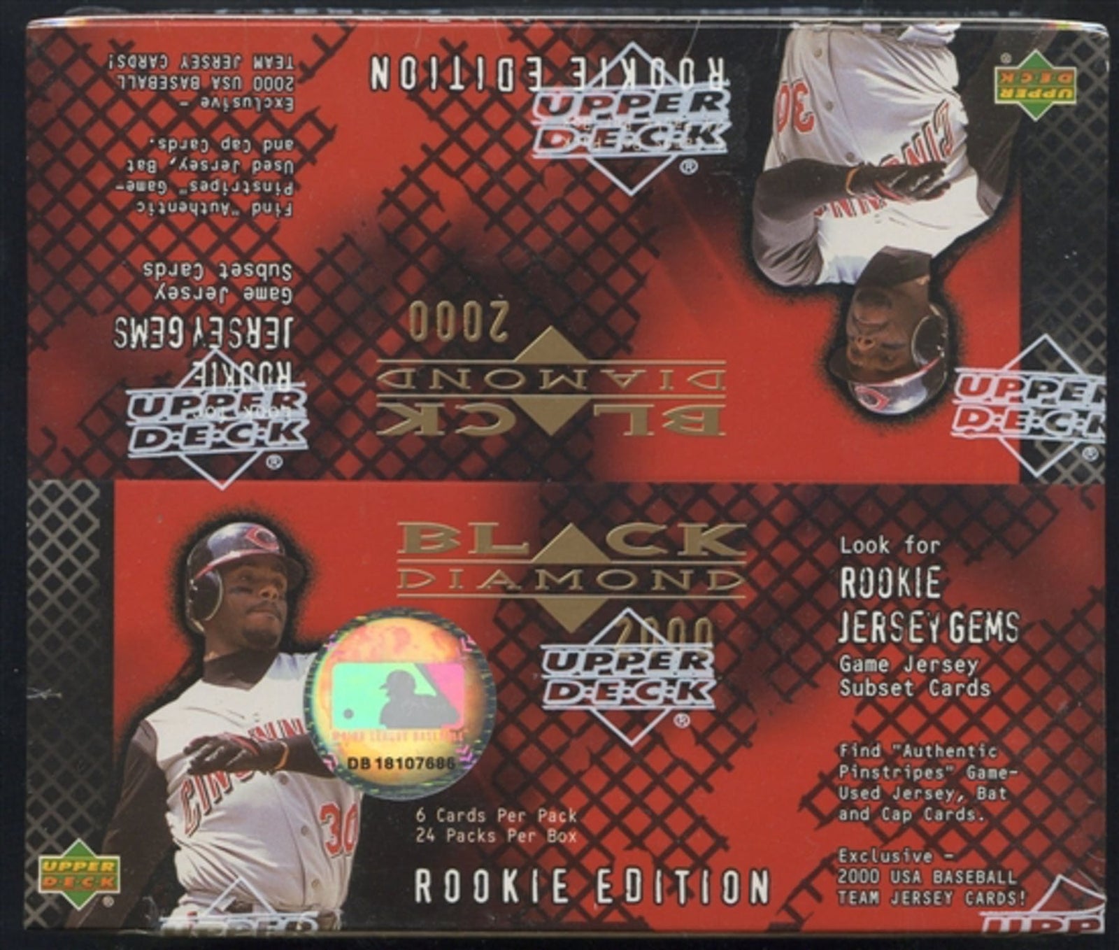 2000 Upper Deck Black Diamond Rookie Edition Baseball Retail Box