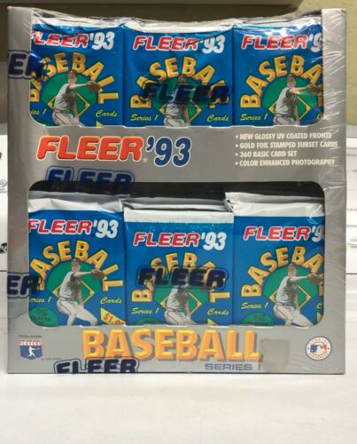 1993 Fleer Baseball Series 1 Cello Box
