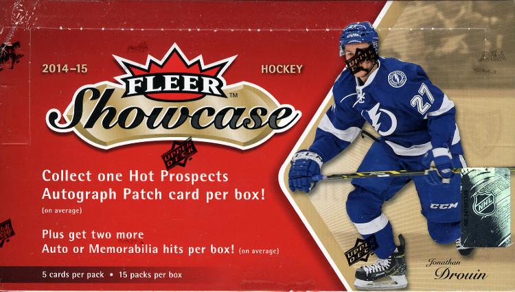 2014-15 UPPER DECK FLEER SHOWCASE HOCKEY HOBBY BOX