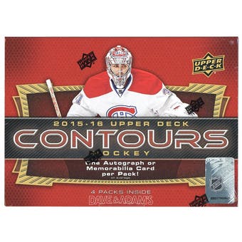 2015-16 Upper Deck Contours Hockey Hobby Box
