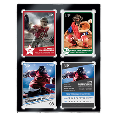 Ultra Pro 4-Card Black Border One-Touch Magnetic Holder (35pt) | Eastridge Sports Cards