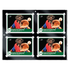 Ultra Pro 4-Card Black Border One-Touch Magnetic Holder (35pt)