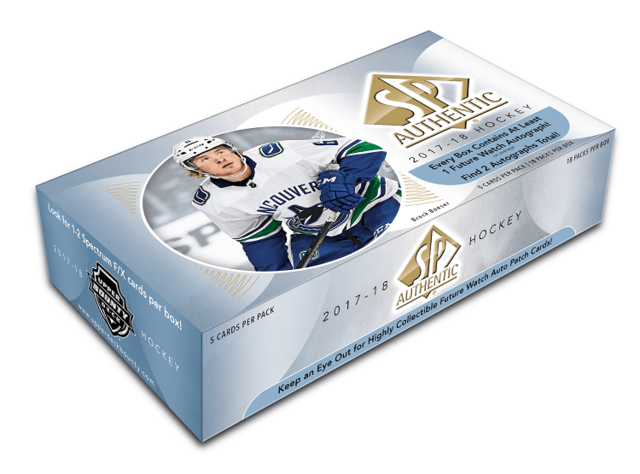 2017-18 Upper Deck SP Authentic Hobby Box | Eastridge Sports Cards