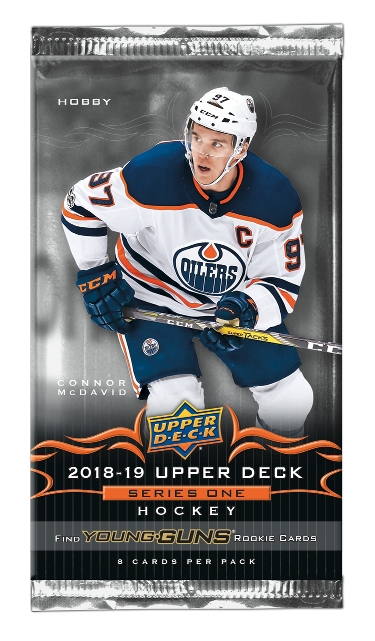 2018-19 Upper Deck Series 1 Hockey Hobby Pack