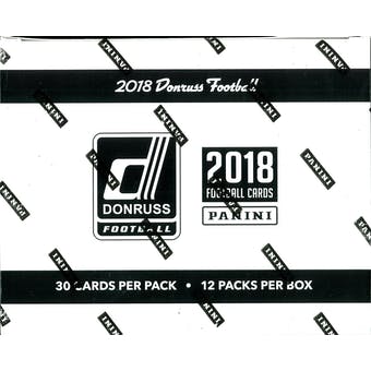 2018 Donruss Football Jumbo Fat Pack Box
