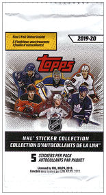 2019-20 Topps NHL Hockey Sticker Pack | Eastridge Sports Cards