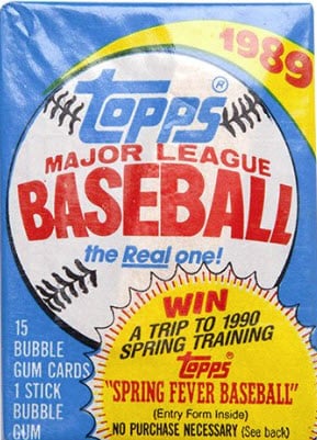 1989 Topps Baseball Hobby Pack