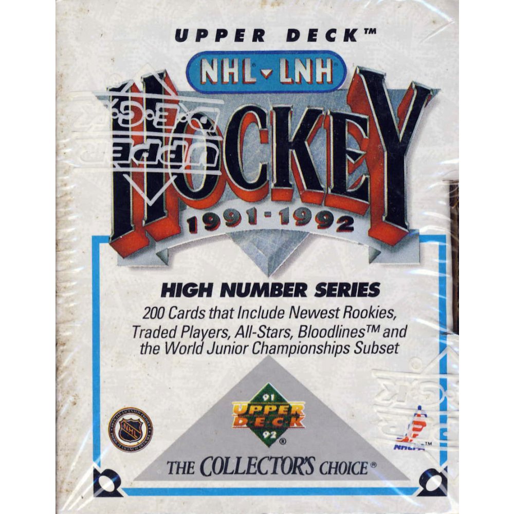 1991-92 Upper Deck Hockey High Number Series Factory Set | Eastridge Sports Cards