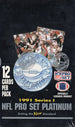 1991 Pro Set Platinum Football Series 1 Hobby Box