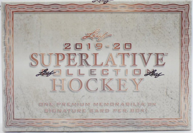 2019-20 Leaf Superlative Collection Hockey Hobby Box