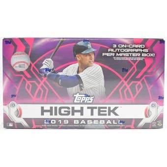 2019 Topps High Tek Baseball Hobby Box | Eastridge Sports Cards