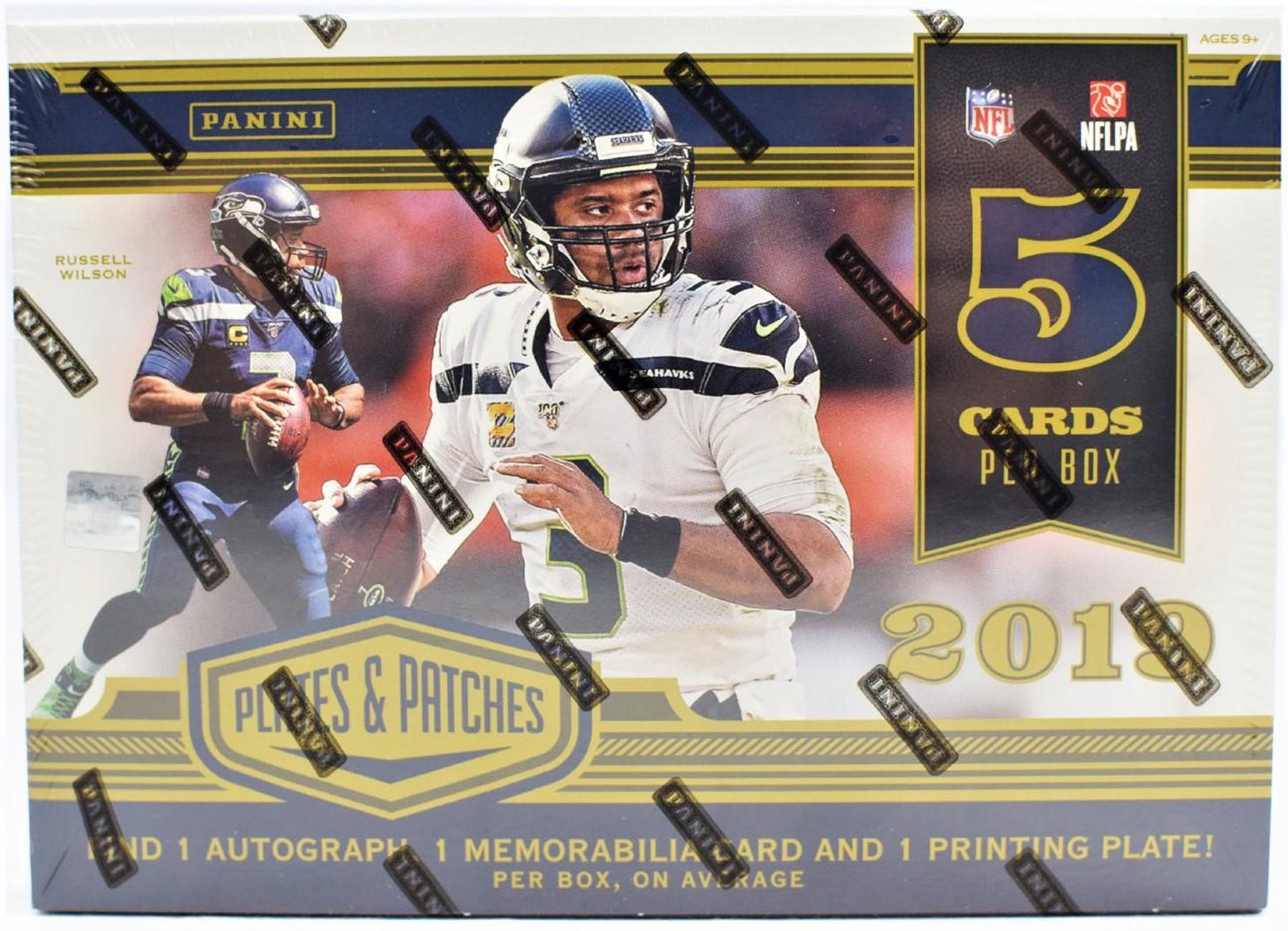 2019 Panini Plates and Patches Football Hobby Box | Eastridge Sports Cards